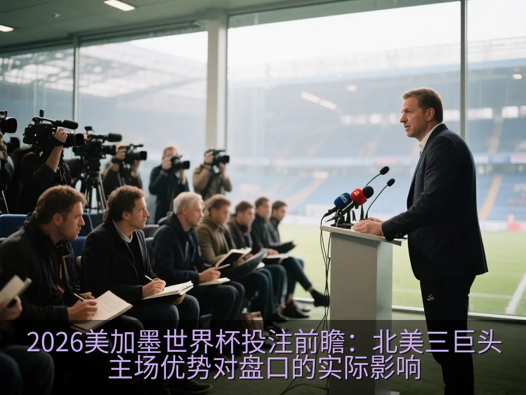 2026美加墨世界杯投注前瞻：北美三巨头主场优势对盘口的实际影响